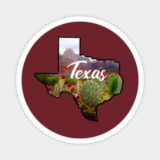 Texas Prikly Pear Magnet